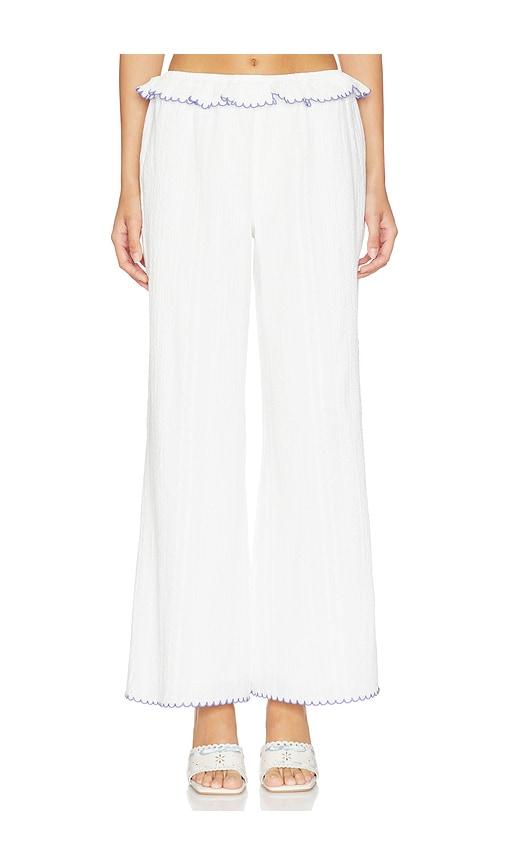 MAJORELLE Klarissa Pant in White by MAJORELLE