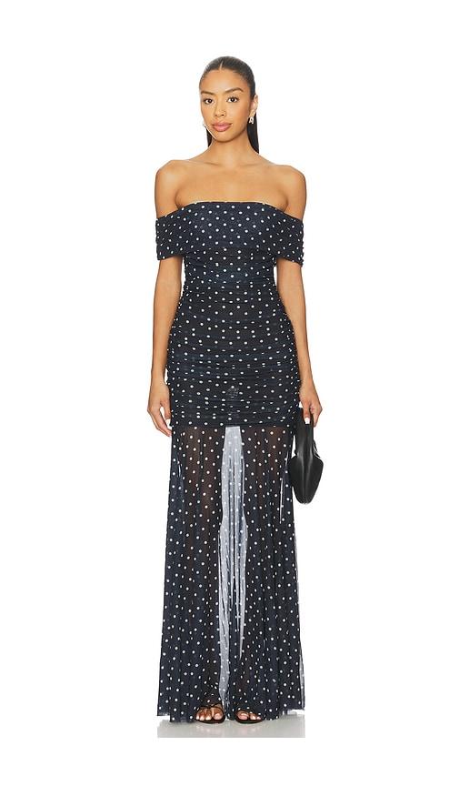 MAJORELLE Lena Gown in Navy by MAJORELLE