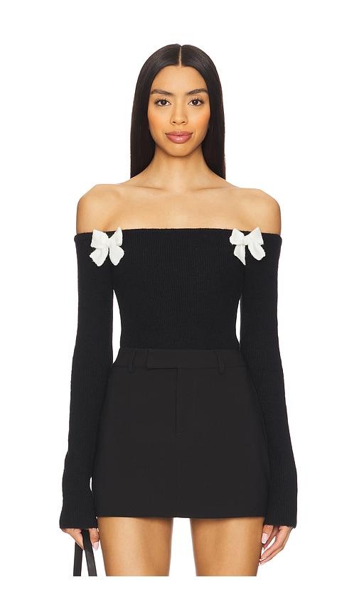 MAJORELLE Leonie Sweater in Black by MAJORELLE