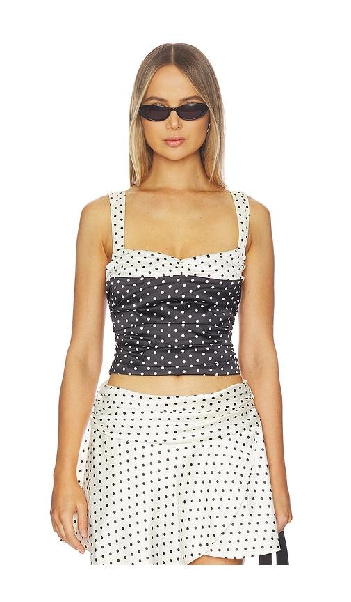 MAJORELLE Mari Top in Black by MAJORELLE