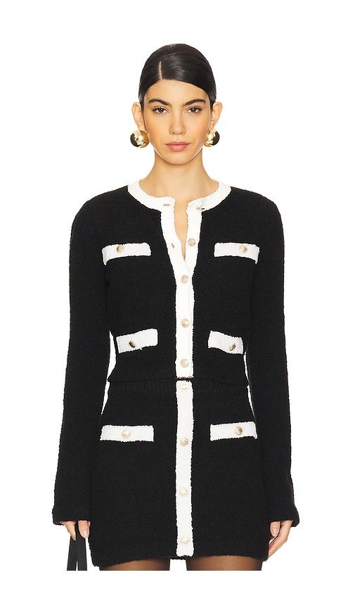 MAJORELLE Maybelle Cardigan in Black by MAJORELLE