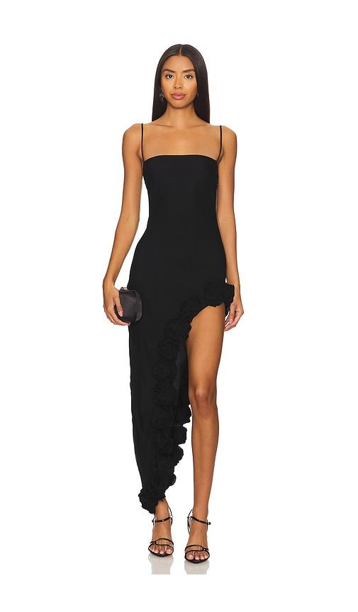 MAJORELLE Montauk Gown in Black by MAJORELLE