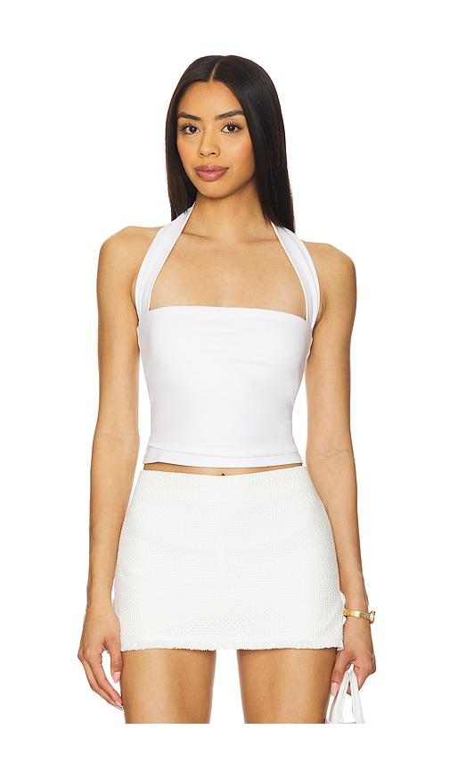 MAJORELLE Royce Top in White by MAJORELLE