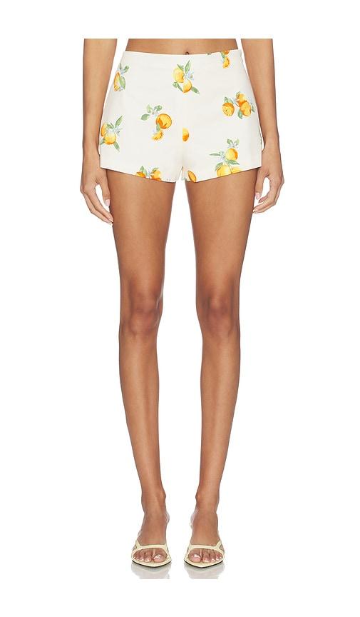 MAJORELLE Sansa Mini Short in Cream by MAJORELLE