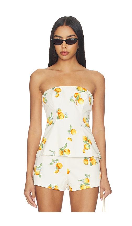 MAJORELLE Sansa Top in Cream by MAJORELLE