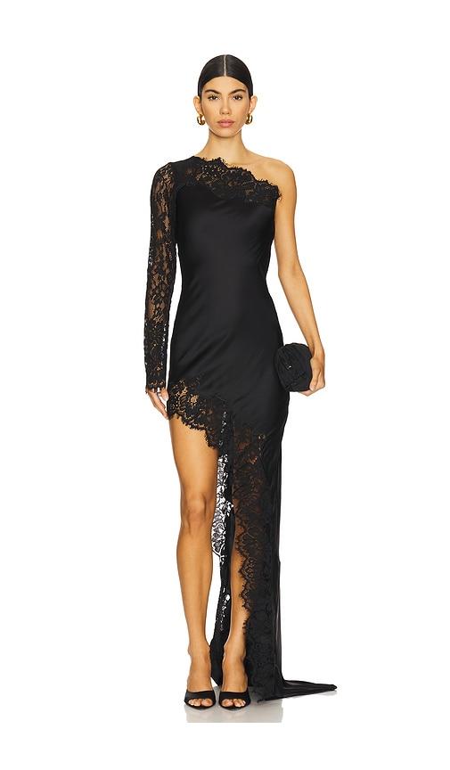 MAJORELLE Saskia Gown in Black by MAJORELLE
