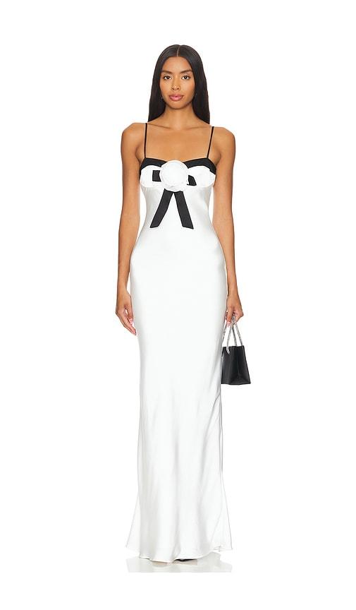 MAJORELLE Veronica Gown in White by MAJORELLE