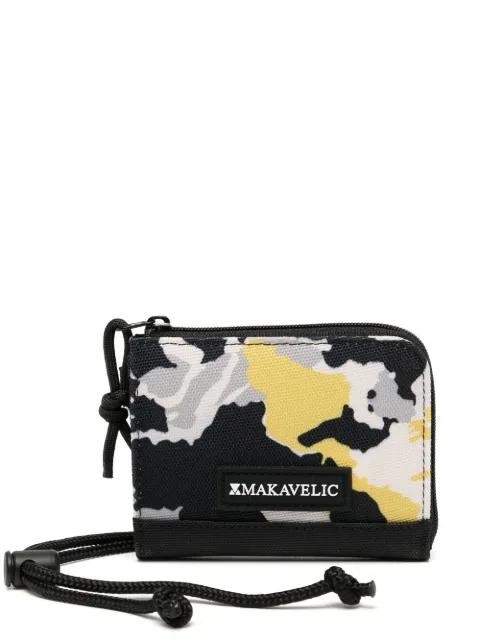 logo camouflage print wallet by MAKAVELIC