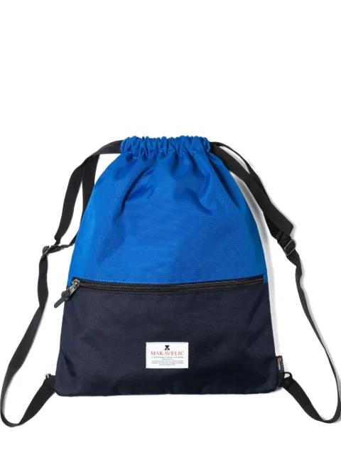logo-patch backpack by MAKAVELIC