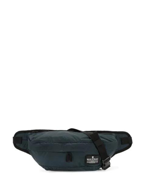 logo patch belt bag by MAKAVELIC