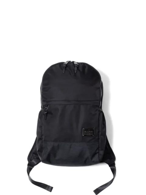 zip logo plaque backpack by MAKAVELIC