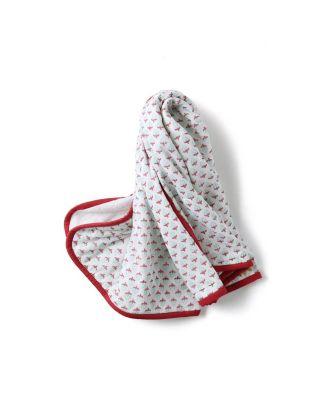 Unisex Handmade Block-Printed Plush Cotton Hooded Plush Towels - Baby by MALABAR BABY