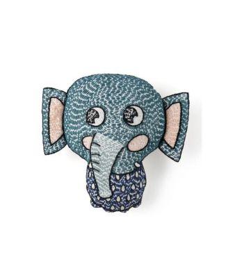 Unisex Handmade Plush Toy Rattle Eli The Elephant - Baby by MALABAR BABY