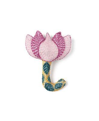 Unisex Handmade Plush Toy Rattle Lakshmi The Lotus - Baby by MALABAR BABY