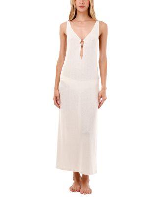 Reef Ring Front Textured Maxi Dress by MALAI
