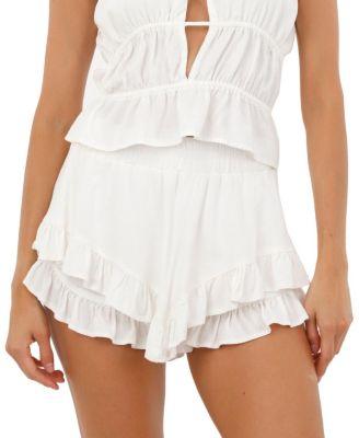 White Cotiva Skirt by MALAI