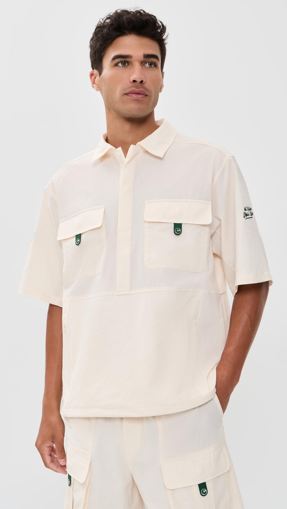 Bass Club Seersucker Windshirt by MALBON