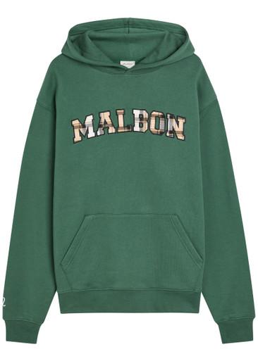 Fesque Preston logo-appliquéd hoodied cotton sweatshirt by MALBON