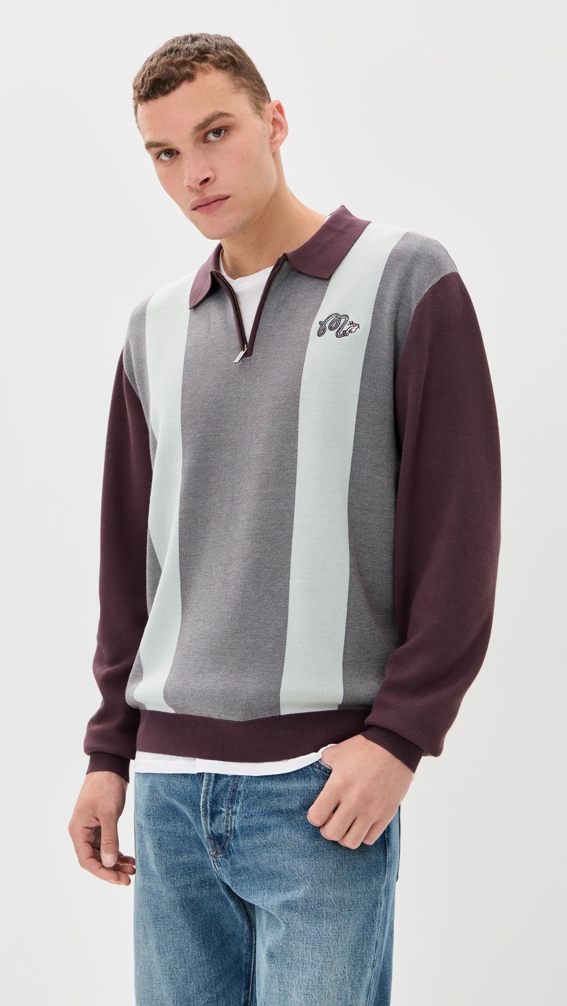 Hawk & Dove Polo Sweater by MALBON GOLF