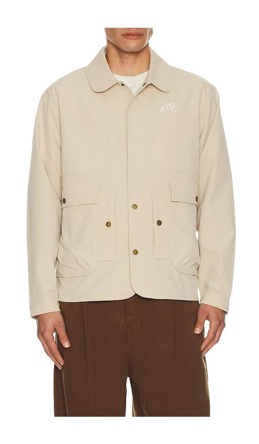 Malbon Golf Brigands Shacket in Brown by MALBON GOLF