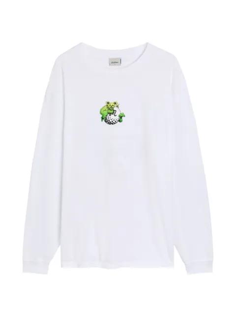 graphic long-sleeve T-shirt by MALBON GOLF