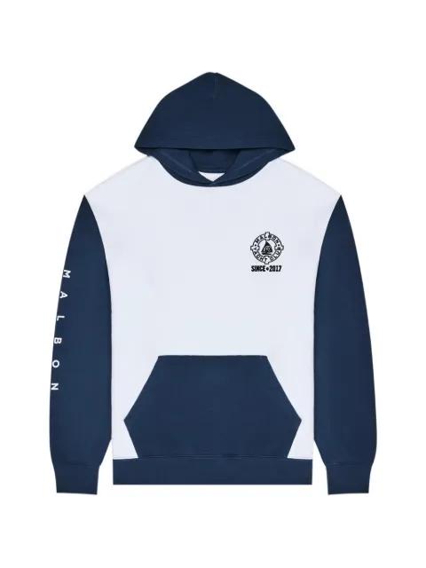 logo-detail hoodie by MALBON GOLF