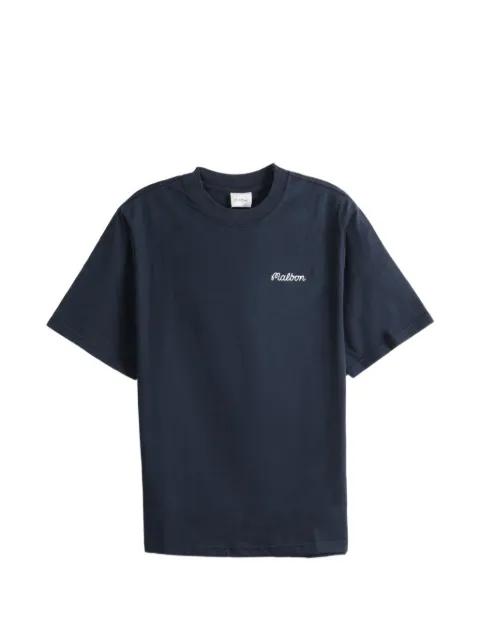 logo-lettering graphic-print T-shirt by MALBON GOLF