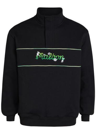 Grateful Dead printed half-zip cotton sweatshirt by MALBON
