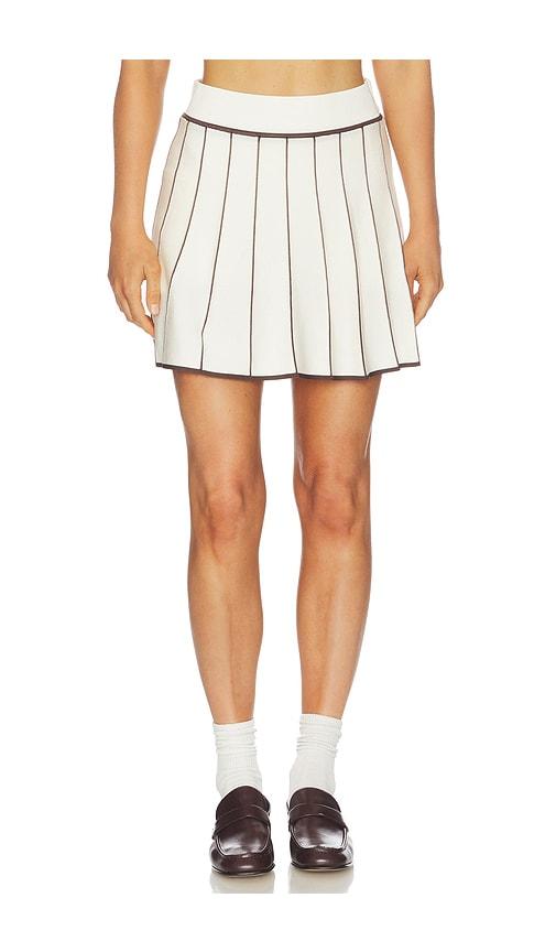 Malbon Aurora Mini Skirt in Cream,Brown by MALBON