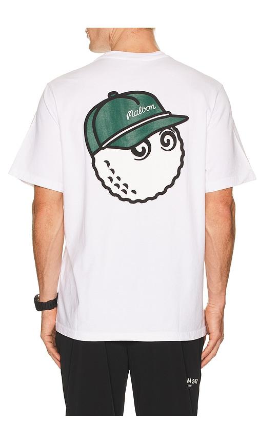 Malbon Bermuda Baldwin Tee in White by MALBON