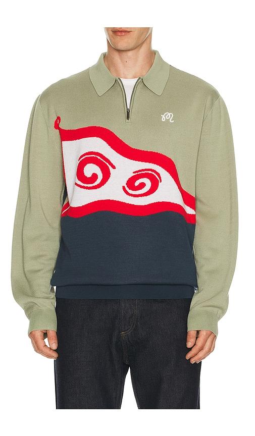 Malbon Burgee Sweater in Blue by MALBON