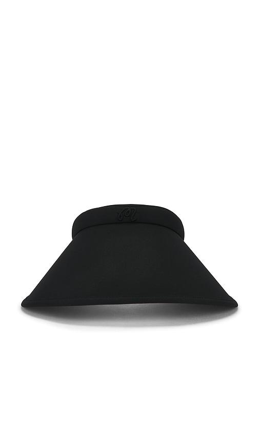 Malbon Claire Visor in Black by MALBON