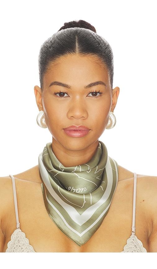 Malbon Clara Scarf in Sage by MALBON