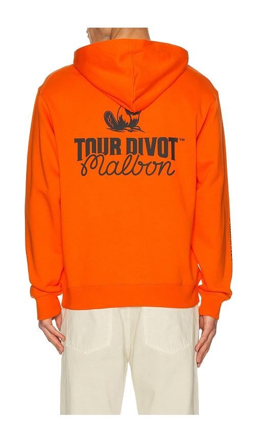 Malbon Fesque Tour Divot Hoodie in Orange by MALBON