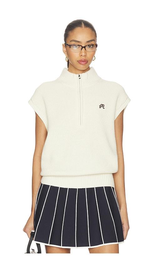 Malbon Iva Sweater Vest in Cream by MALBON