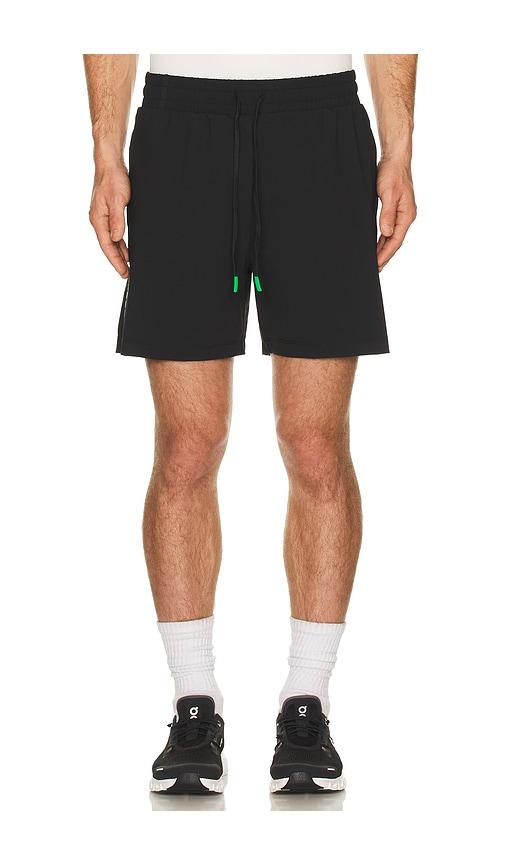 Malbon Performance Poly Tech Shorts in Black by MALBON