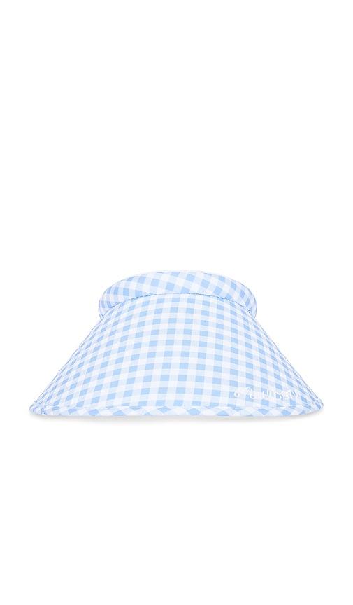 Malbon X Hvn Claire Visor in Blue by MALBON