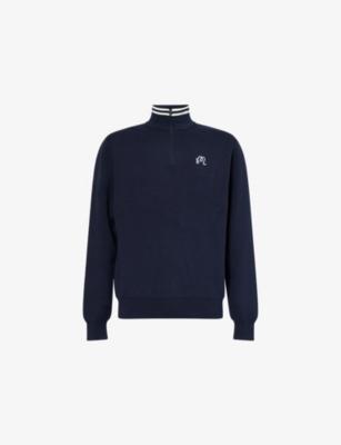 Sorrel Quarter-Zip Cotton-Blend Jumper by MALBON