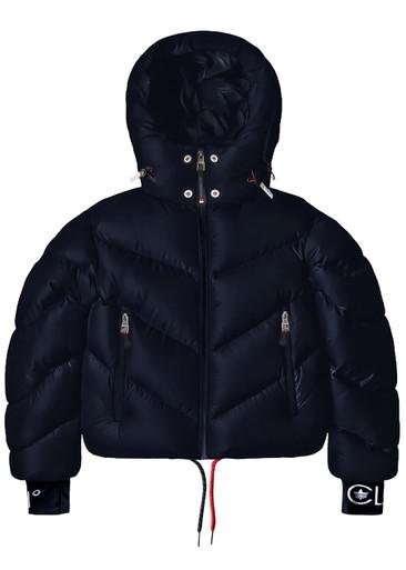 Aspen cropped puffer jacket by MALIBU SKI CLUB