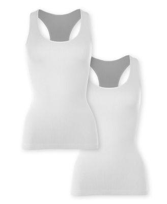 Bundle of Two Teen Ribbed Racer Back Juniors Tank Top - Big Kid by MALIBU SUGAR