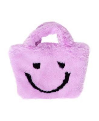 Girls' Fuzzy Smiley Face Purse - Little Kid by MALIBU SUGAR