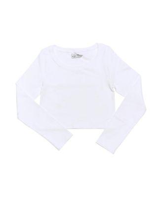 Girls' Goes with Everything Long sleeve Seamless Top (8-14) - Big Kid by MALIBU SUGAR