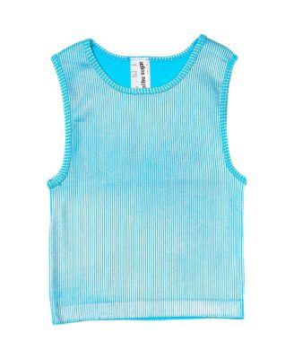 Girls' Metallic Paint Ribbed Sleeveless Top - Big Kid by MALIBU SUGAR
