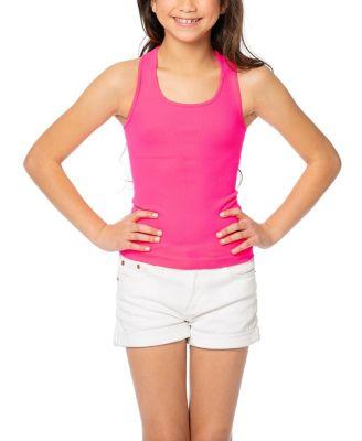 Girls' Ribbed Racer Back Tank Top - (10-14) Big Kid by MALIBU SUGAR