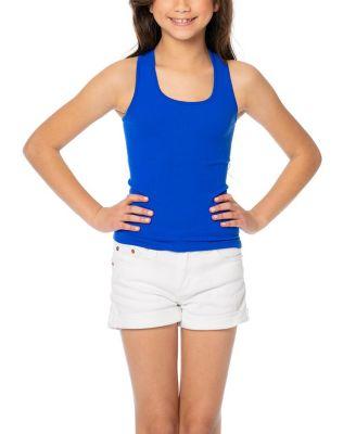 Girls' Ribbed Racer Back Tank Top - (10-14) Big Kid by MALIBU SUGAR