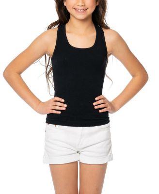 Girls' Ribbed Racer Back Tank Top - (10-14) Big Kid by MALIBU SUGAR
