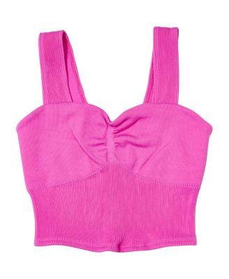Girls' Ribbed Wide Strap Cami - Big Kid by MALIBU SUGAR