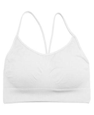 Girls' Solid Bra Cami - (7-14) Big Kid by MALIBU SUGAR