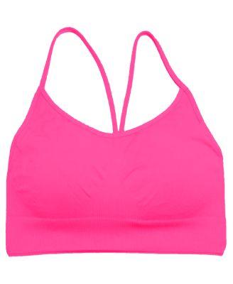 Girls' Solid Bra Cami - (7-14) Big Kid by MALIBU SUGAR