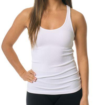 Teen Ribbed Racer Back Tank Top by MALIBU SUGAR